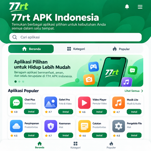 Panduan 77rt APK - Informasi Pemasangan Melalui Pengelola File